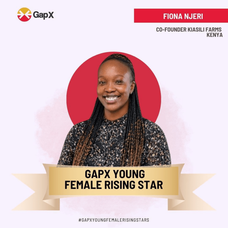 Celebrating Fiona Macharia: GapX Young Female Rising Star.